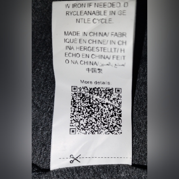 ✨NWOT✨ Grey Crisscross Front Tee - Picture 5 of 6